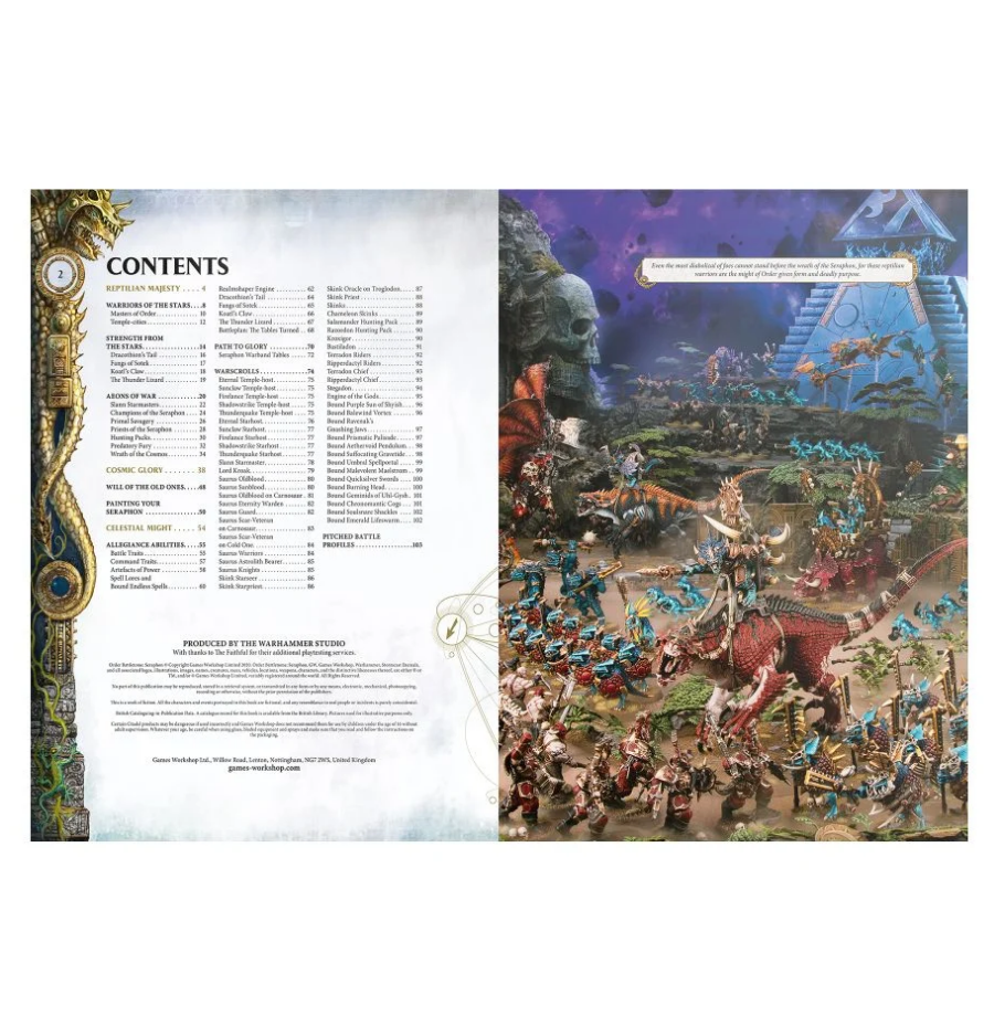 88-01GW Боевой Том. Серафон (англ.) (Battletome: Seraphon (HB, Eng))