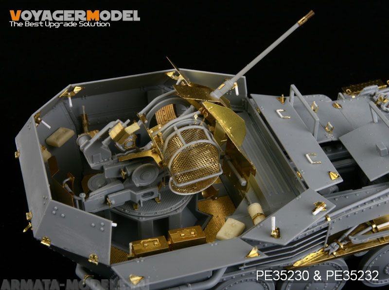 PE35230 Набор фототравления для 1/35 WWII German Flakpanzer 38(t) Gepard Basic (For DRAGON 6469)