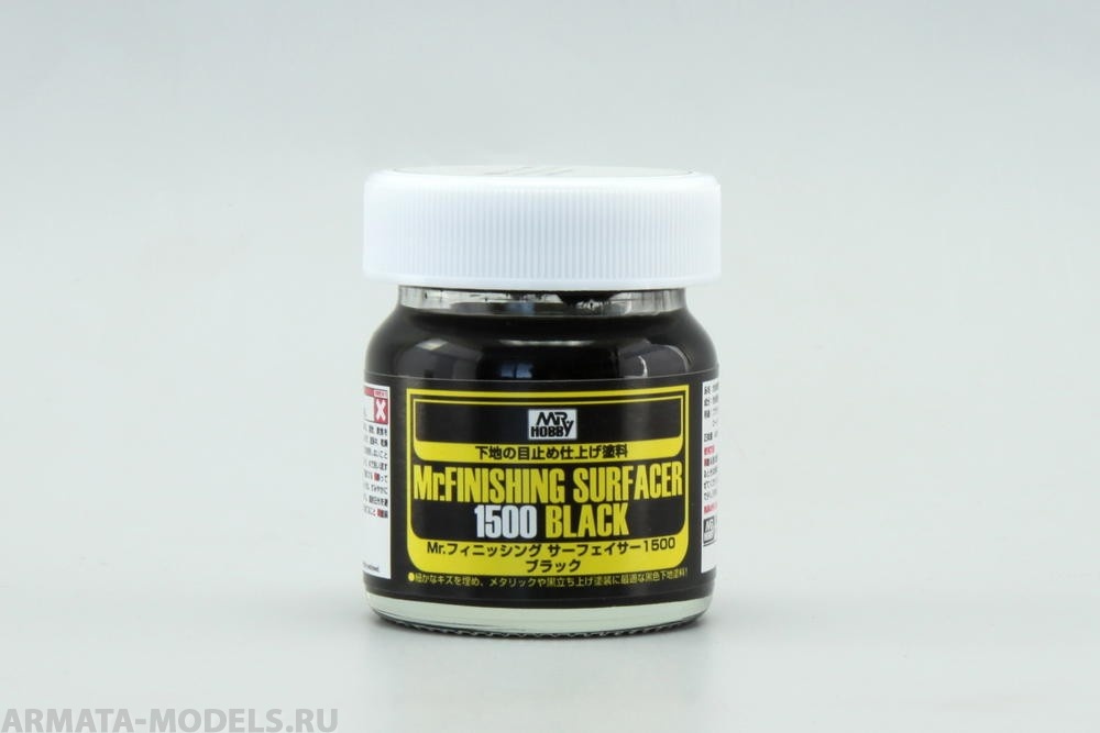 SF-288 Грунтовка MR.FINISHING SURFACER 1500 BLACK 40мл
