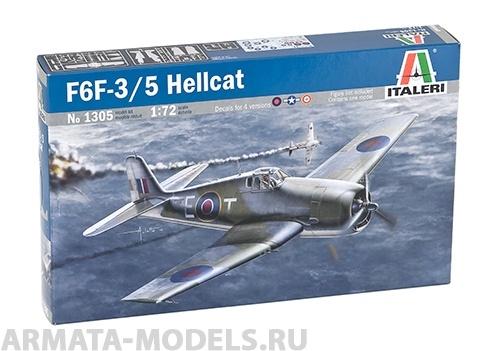1305ИТ Самолет F6F-3/5 Hellcat Italeri