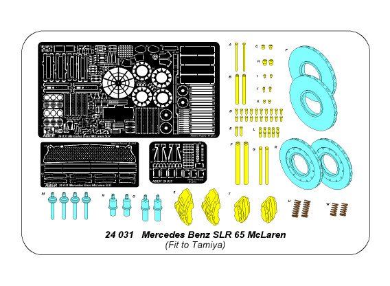 ABR-24-031  Дополнения для  Mercedes Benz McLaren SLR для Tamiya 1/24