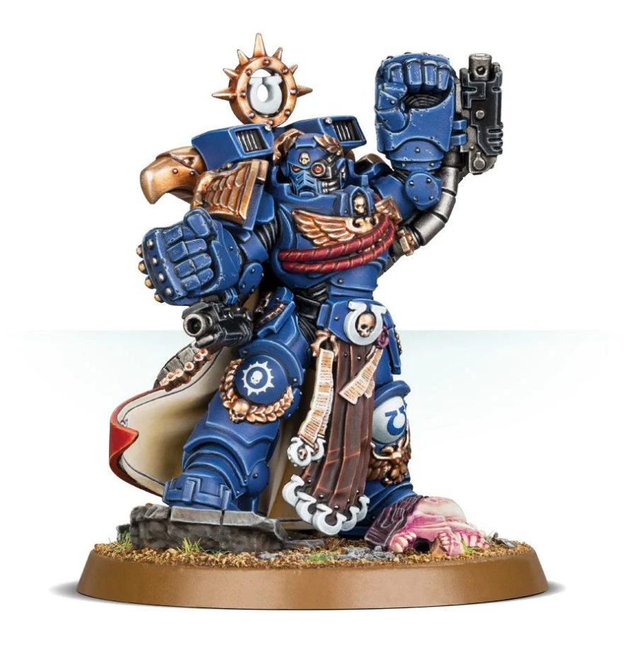 55-21GW Набор Космодесант Ультрамарины. Марней Калгар с Солдатами Победоносной Гвардии (Ultramarines Marneus Calgar with Victrix Honour Guard)