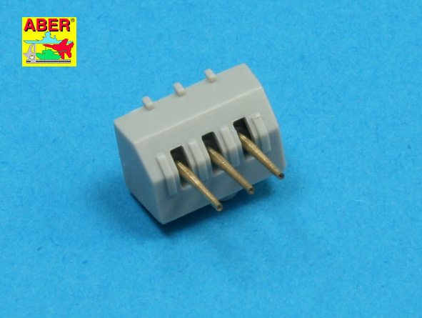 ABR-1:350-L-33  Дополнения для  Set of 16 pcs 102 mm type BL Mk.IX barrels for Royal Navy ships для  1/350