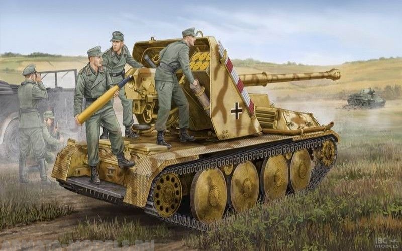 05550 САУ  Waffentrager 8,8cm PAK-43  Trumpeter