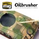 AMIG3500 Ammo Mig Масляная краска с тонкой кистью-апликатором BLACK (Oilbrushers)
