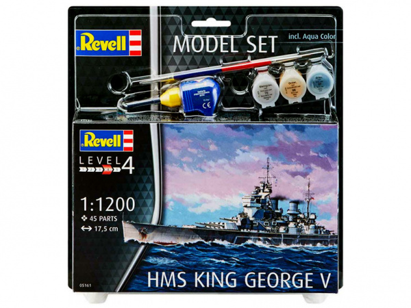 65161RE Набор Линкор HMS King George V Revell