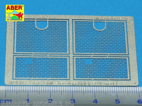 ABR-35-G15  Дополнения для  Grilles for Sd.Kfz.181 TigerI для AFV Club 1/35