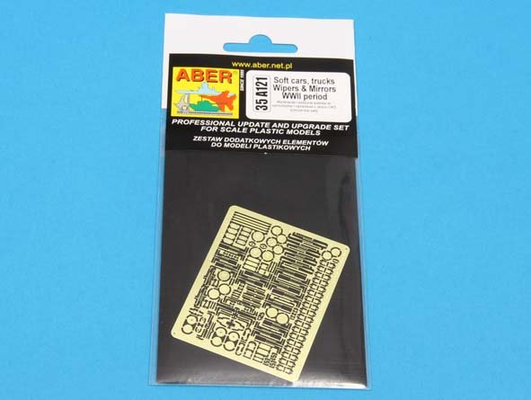 ABR-35-A121  Дополнения для  Soft cars, trucks wipers & mirrors WWII period для любых моделей 1/35
