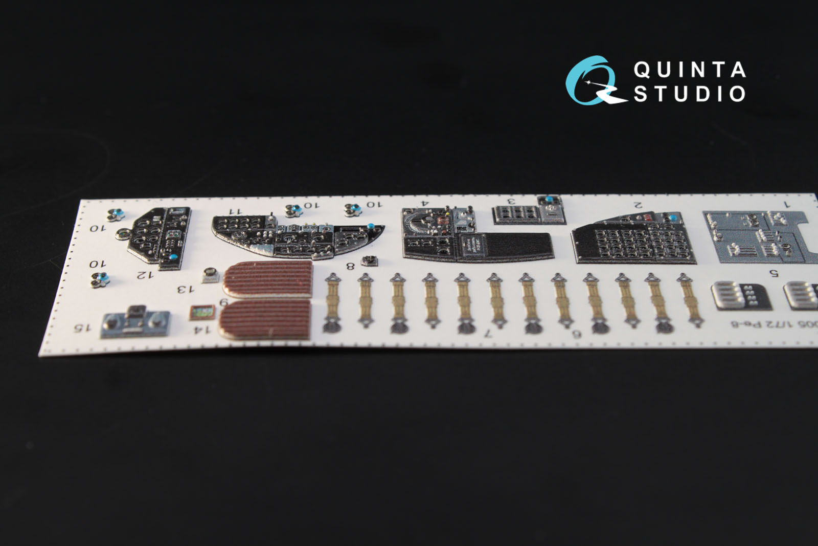 QD72005 3D Декаль интерьера кабины Пе-8/ТБ-7 (для моделей Звезда 7264, 7291)