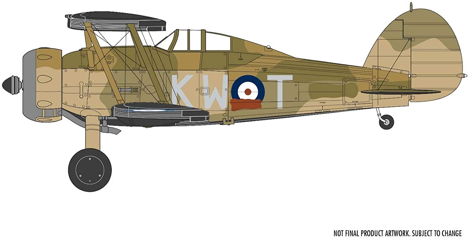 A02052A Сборная модель Самолета Gloster Gladiator Mk.I/Mk.II Airfix