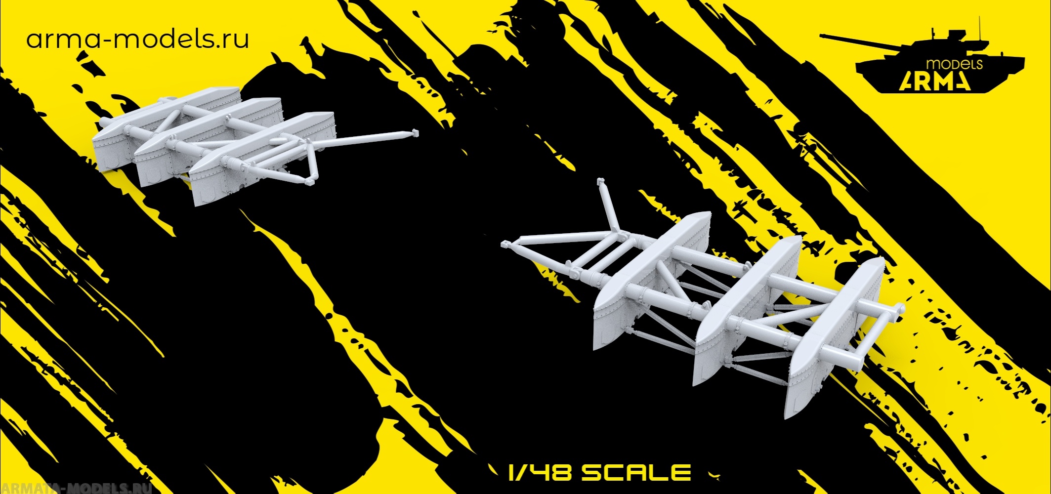 AM48248 Высокодетализированные фермы с пилонами Магнето + 18 магнитов