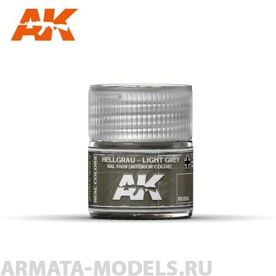 RC054 Краска Real Colors Hellgrau-Light Grey RAL7009 (interior color) 10ml