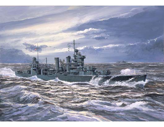 05742P Сборная модель Американский тяжелый крейсер USS New Orleans (CA-32) 1942 Trumpeter