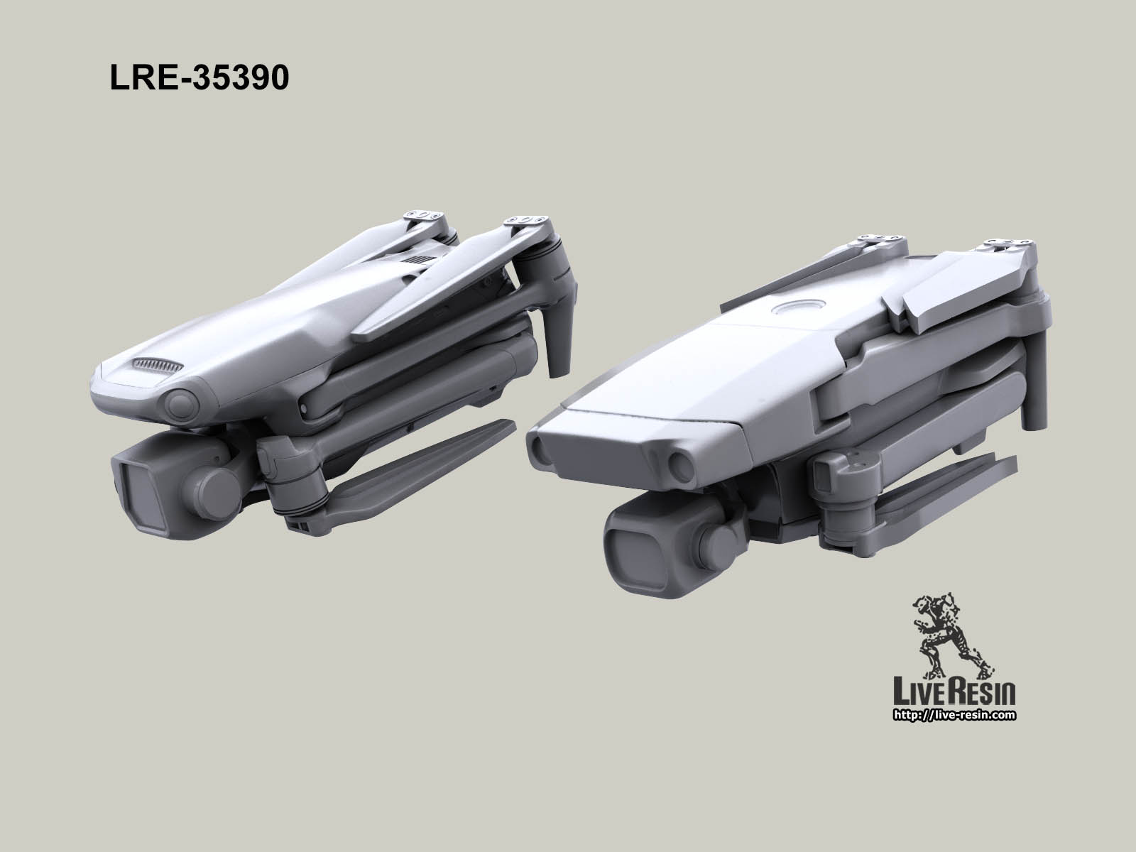 LRE35390 Разведывательные ФПВ дроны в сложенном положении, два разных вида, 10 шт в наборе (Не для свободной продажи) Live Resin