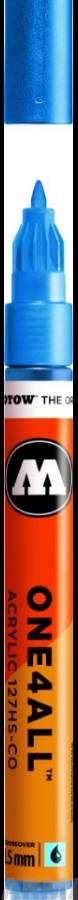 127502 Маркер MOLOTOW ONE4ALL 127HS-CO METALLIC #224 Синий 1,5 мм
