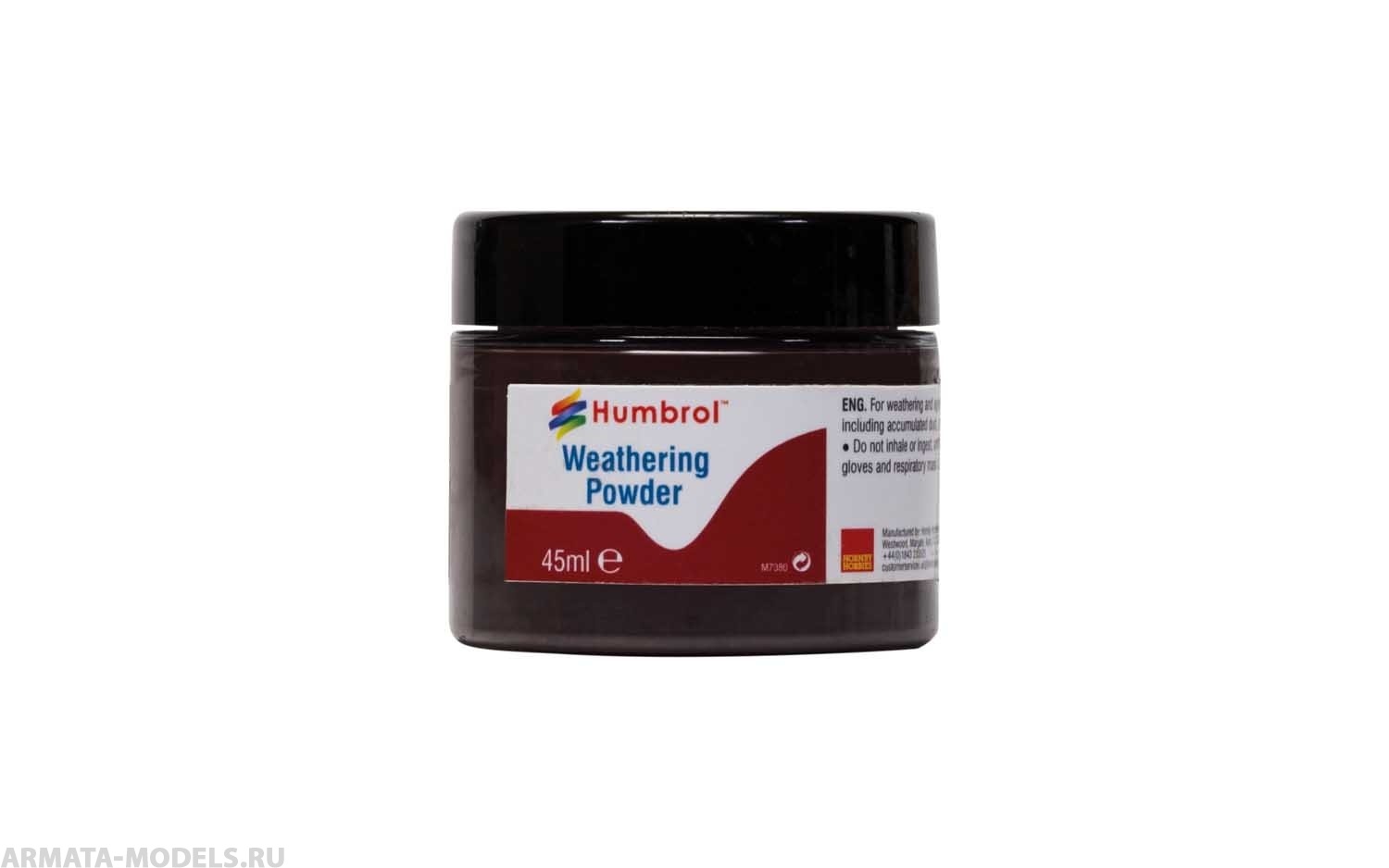 AV0011 Пигмент сухой черный Weathering Powder Black -45ml