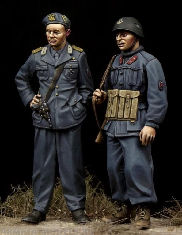 35117BM Decima MAS Commander & Soldier WW II The Bodi Miniatures