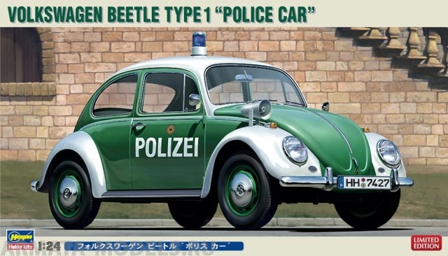 20251 Автомобиль VW BEETLE TYPE 1 POLICE CAR Hasegawa