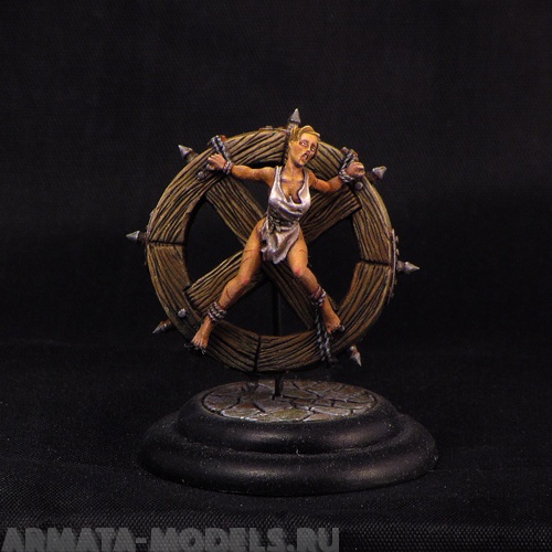 BV-wheel Игровая миниатюра  girl on wheel dressed девушка на колесе одета BROTHER VINNI's