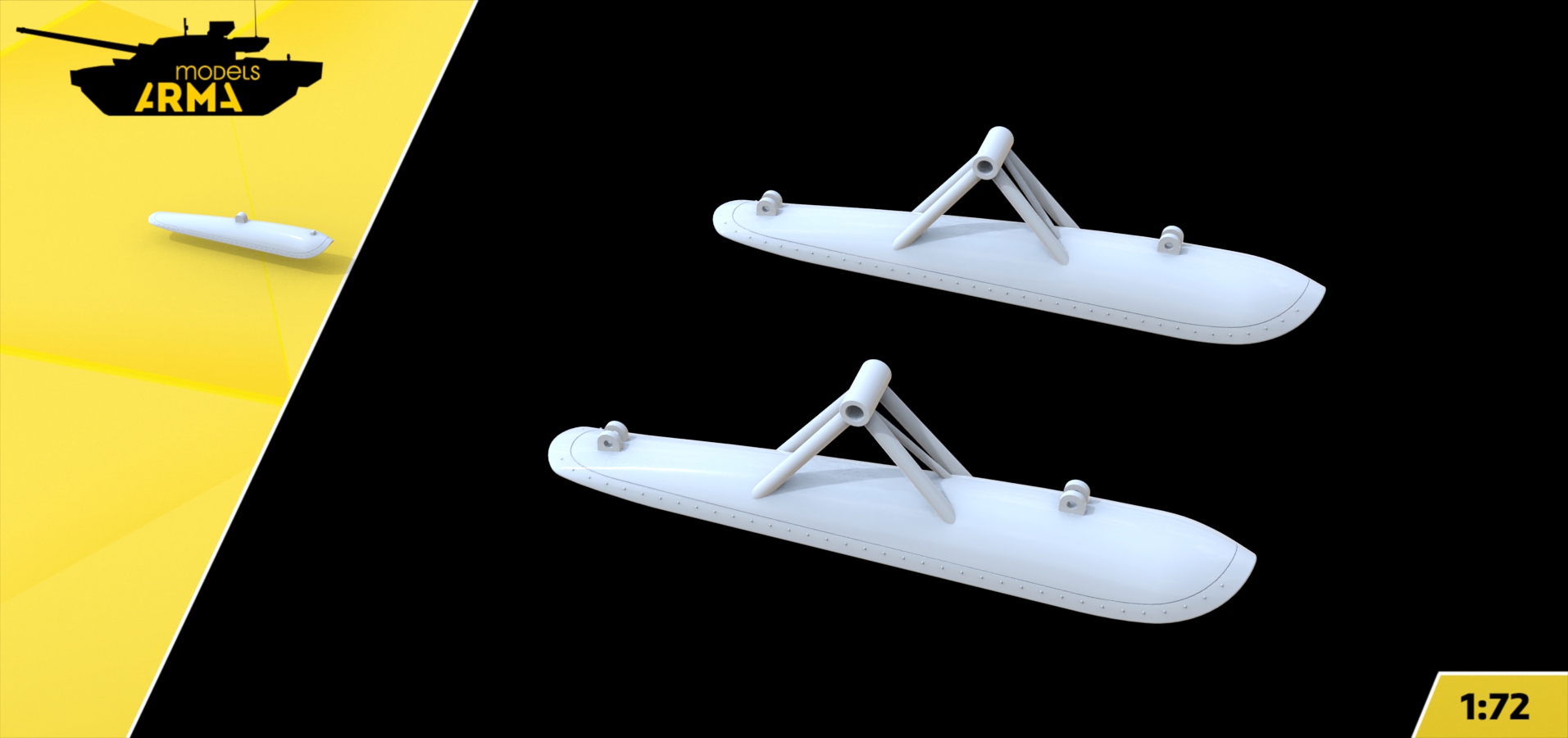 AM72514 Лыжи для И-16 Arma Models