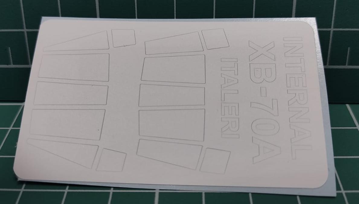 72962-1KV Окрасочная маска XB-70 Valkyrie (ITALERI #1282 / AMT ERTL #8907) - Двусторонние маски + маски на диски и колеса