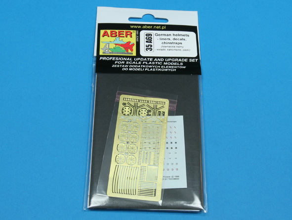 ABR-35-A69  Дополнения для  German helmets – liners, chinstraps для  1/35