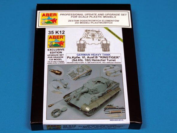 ABR-35-K12  Дополнения для  King Tiger Henschel для Dragon 1/35