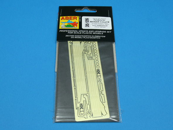 ABR-35-126  Дополнения для  Marder III, Ausf. M – Vol.2-additional set–Fenders для Tamiya 1/35