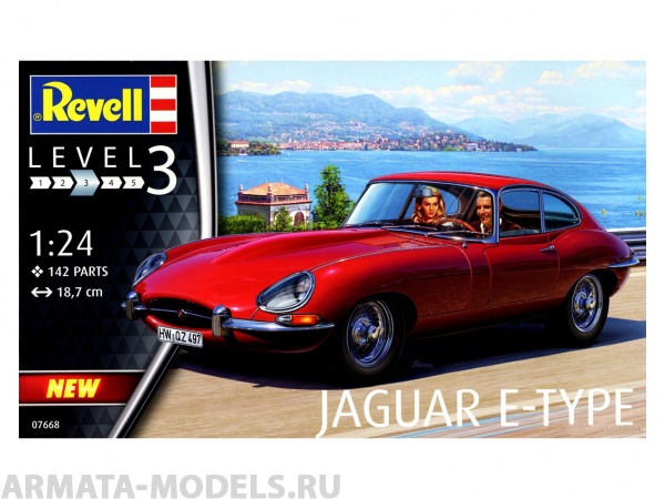 67668RE Набор Автомобиль Jaguar E-Type Coupe Revell