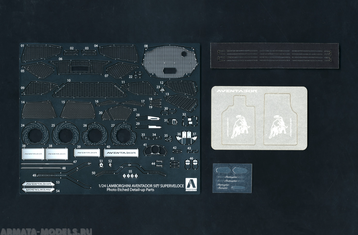 05983 Detail-Up Parts Lamborghini Aventador 50°Anniversario/SV Common Aoshima