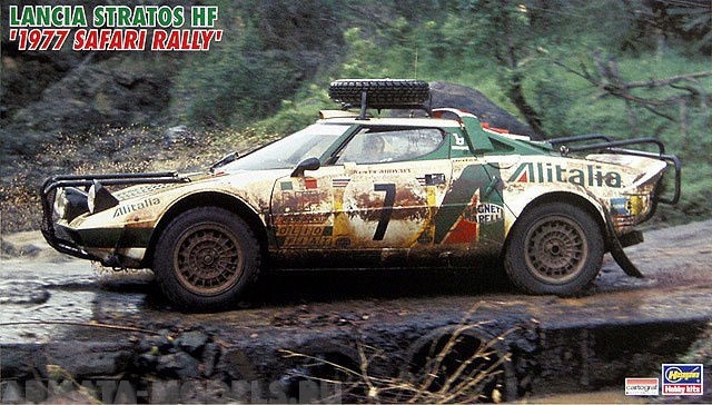 25036 Автомобиль Lancia Stratos HF 77 Safari Hasegawa