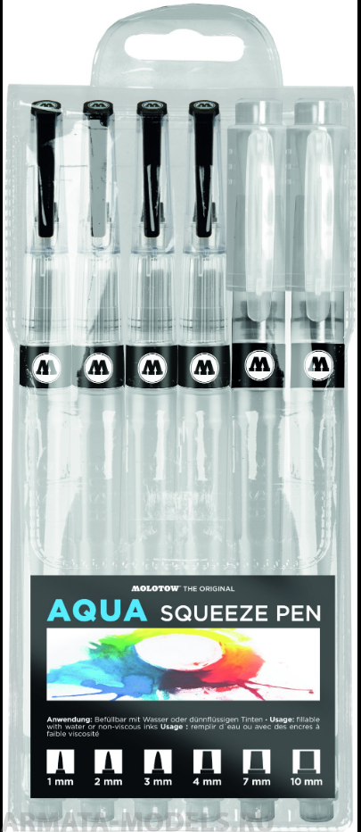 727111 Набор маркеров AQUA Sqeeze BASIC SET 2