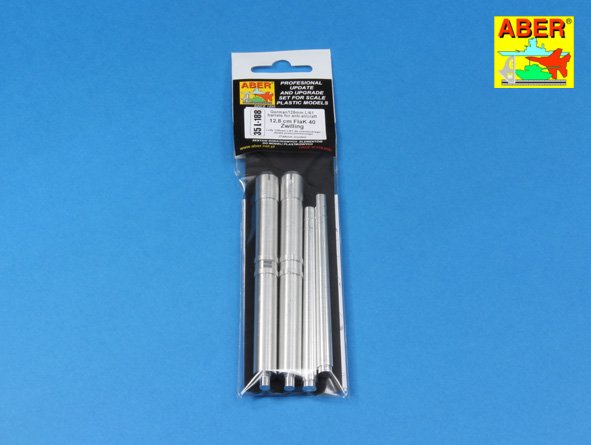 ABR-35-L-188  Дополнения для  German128mm L/61 barrels for anti-aircraft12,8 cm FlaK 40 Zwilling для Takom 1/35