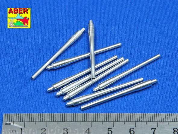 ABR-1:350-L-09  Дополнения для  Set of 9 pcs 460 mm barrels for Japan ships : Musashi, Yamato  для  1/350