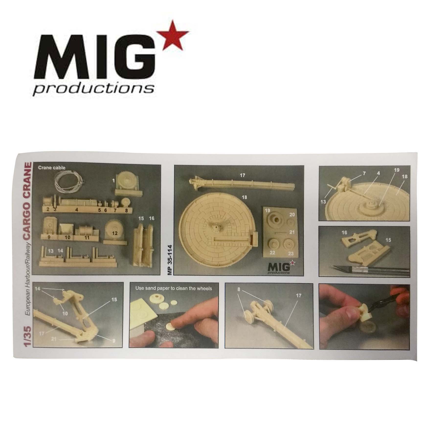 MP35-114 Сборная модель из пластика European Harbour/Railway Cargo Crane