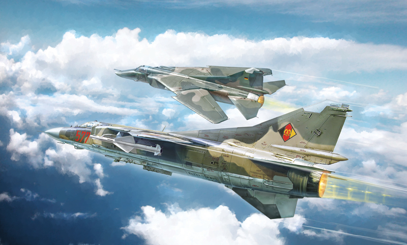2798ИТ Самолет MIG 23 MF/BN (10013160/050320/0115752, ИТАЛИЯ ) Italeri