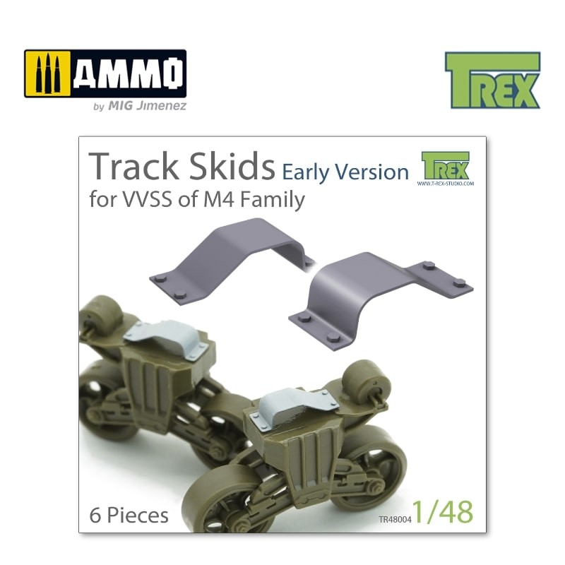 TR48004 Направляющие Track Skids Set for VVSS M4 Family (Early Version)