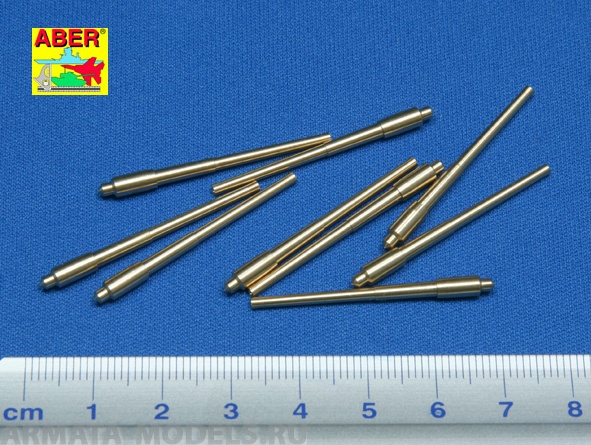 ABR-1:350-L-06  Дополнения для  Set of 9pcs 406 mm short barrels for US ships : North Carolina, Washington для  1/350