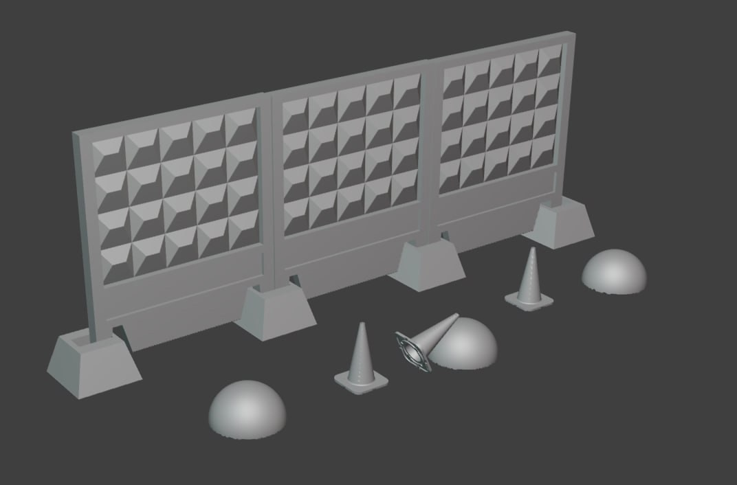 HE-72158 Миниатюра малый набор аксессуаров Hobby Expert