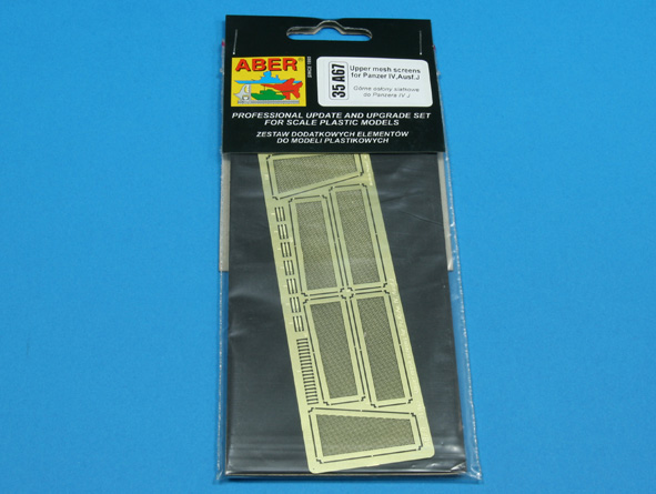 ABR-35-A67  Дополнения для  Upper mesh screens for Panzer IV, Ausf.J для  1/35