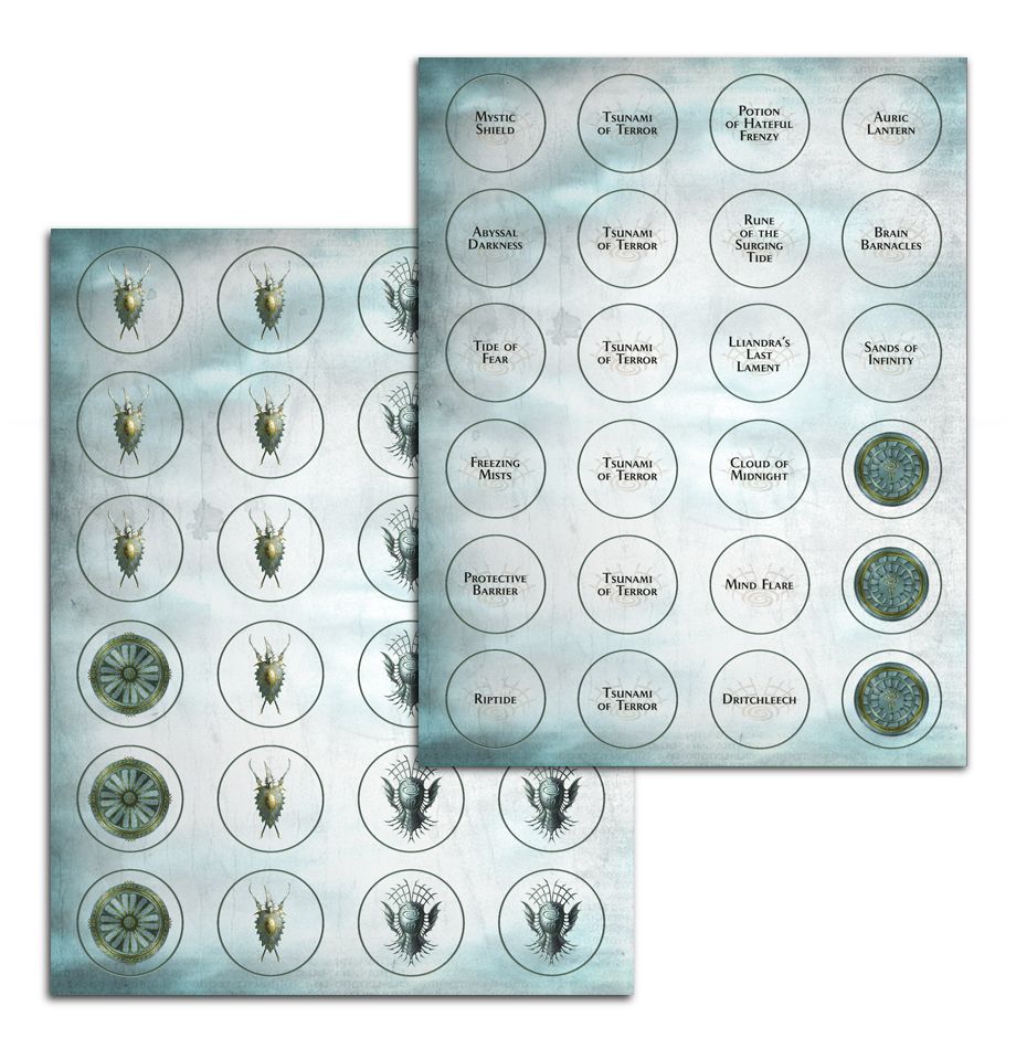 87-02-60GW Карты Боевые Свитки. Глубиннорожденные Идонет (англ.) (Warscroll Cards: Idoneth Deepkin (Eng))