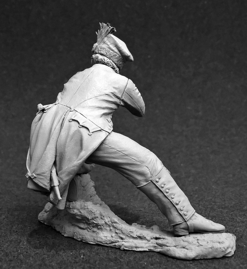 CHM-54310. Капрал егерской команды Лейб-Гвардии Семеновского полка, Россия 1788-96 гг. Материал - смола. Chronos Miniatures