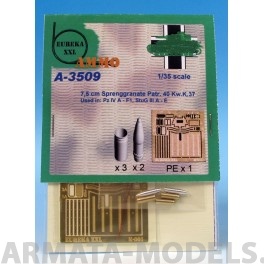 A-3509 Дополнения для моделей 7,5 cm Sprgr.Patr.34 Kw.K.37/Stu.K.37 L/24