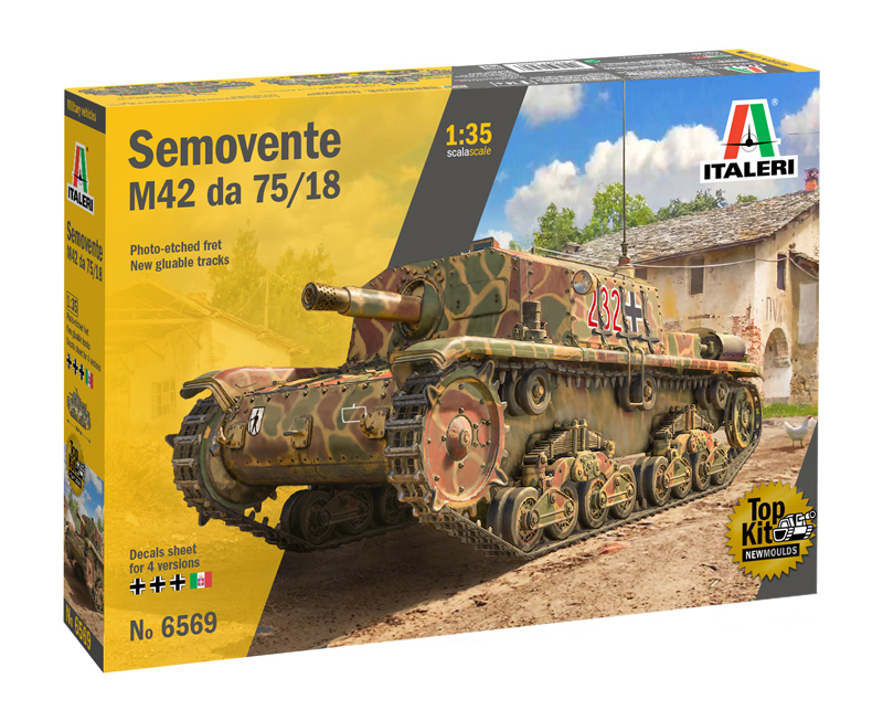 6569ИТ Самоходка M42 da 75/18 (10013160/241120/0671781, ИТАЛИЯ ) Italeri