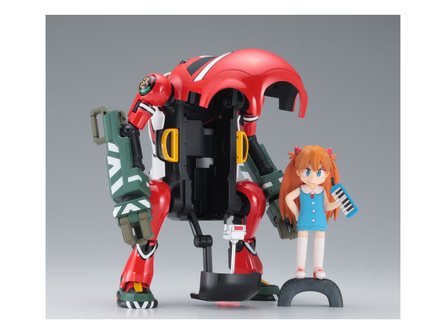 52279-Механические роботы с фигурками 20 MechatroWeGo x Evangelion Unit-02 + Asuka Langley Hasegawa