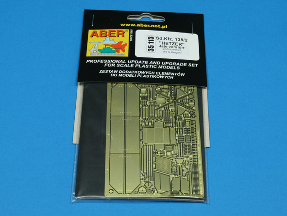 ABR-35-113  Дополнения для  Sd.Kfz. 138/2 „Hetzer” – late version для Dragon 1/35