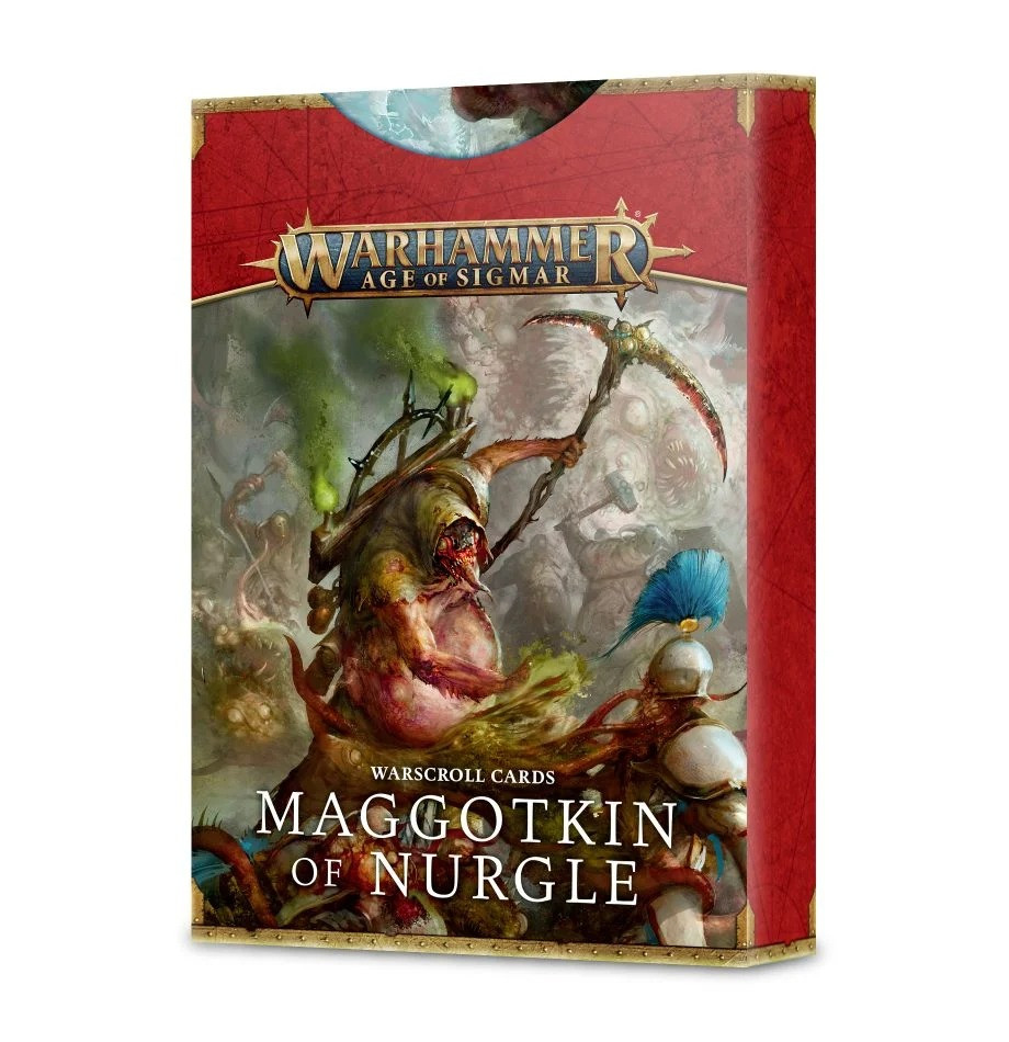 83-59GW Карты Боевые Свитки. Червородия Нургла (Warscrolls Maggotkin of Nurgle)
