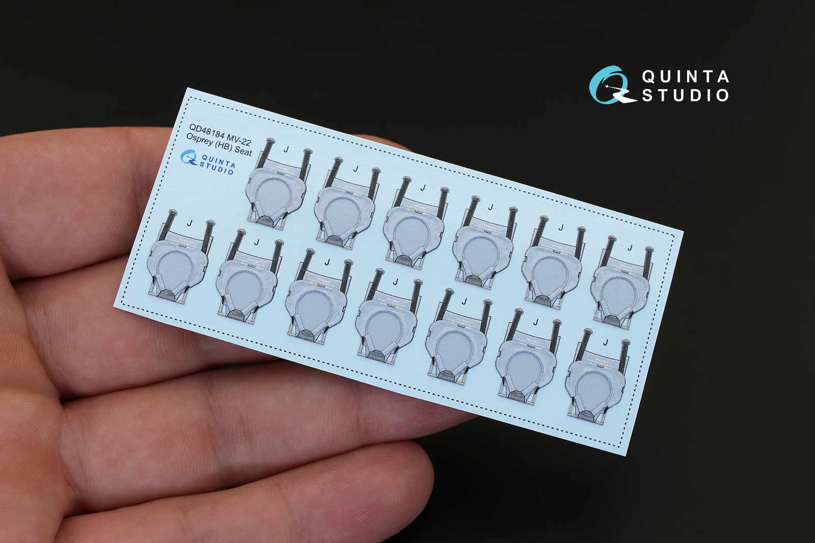 QR48005 Сложенные сидения для MV-22 (26 шт) (для модели HobbyBoss kit)