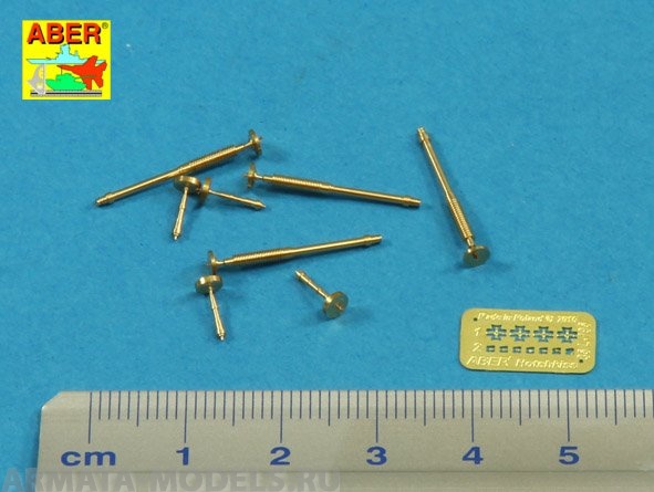 ABR-35-L-199  Дополнения для  Armament for British WWI Medium Tank Mk.A Whippet 8mm Hotchkiss m.1909 x 4pcs. универсальный набор 1/35