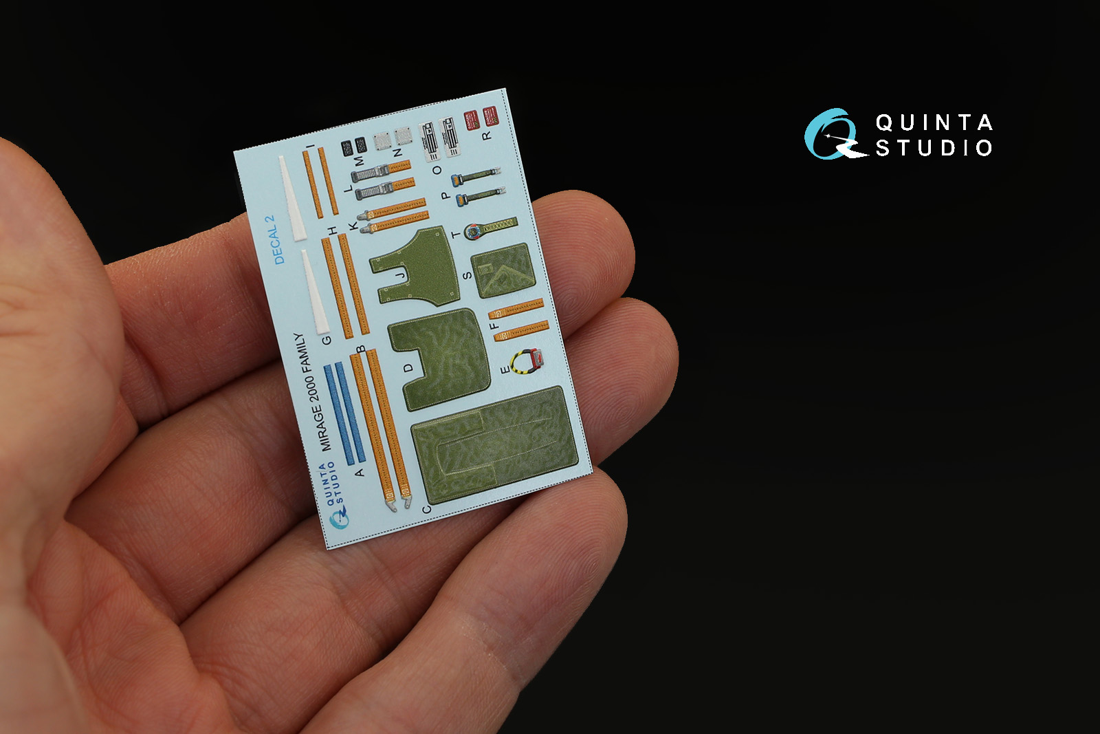 QD32013 1/32 3D Декаль интерьера кабины Mirage 2000N (для модели Kitty Hawk)